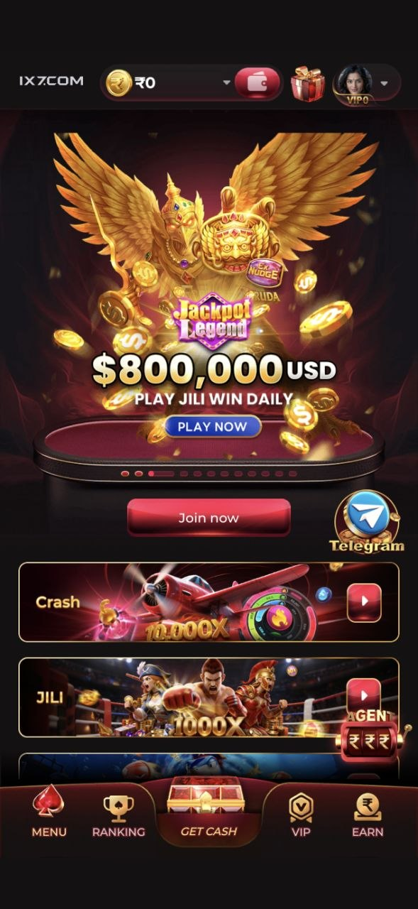 IX7 APK Home Page — Browse 100+ Casino Games
